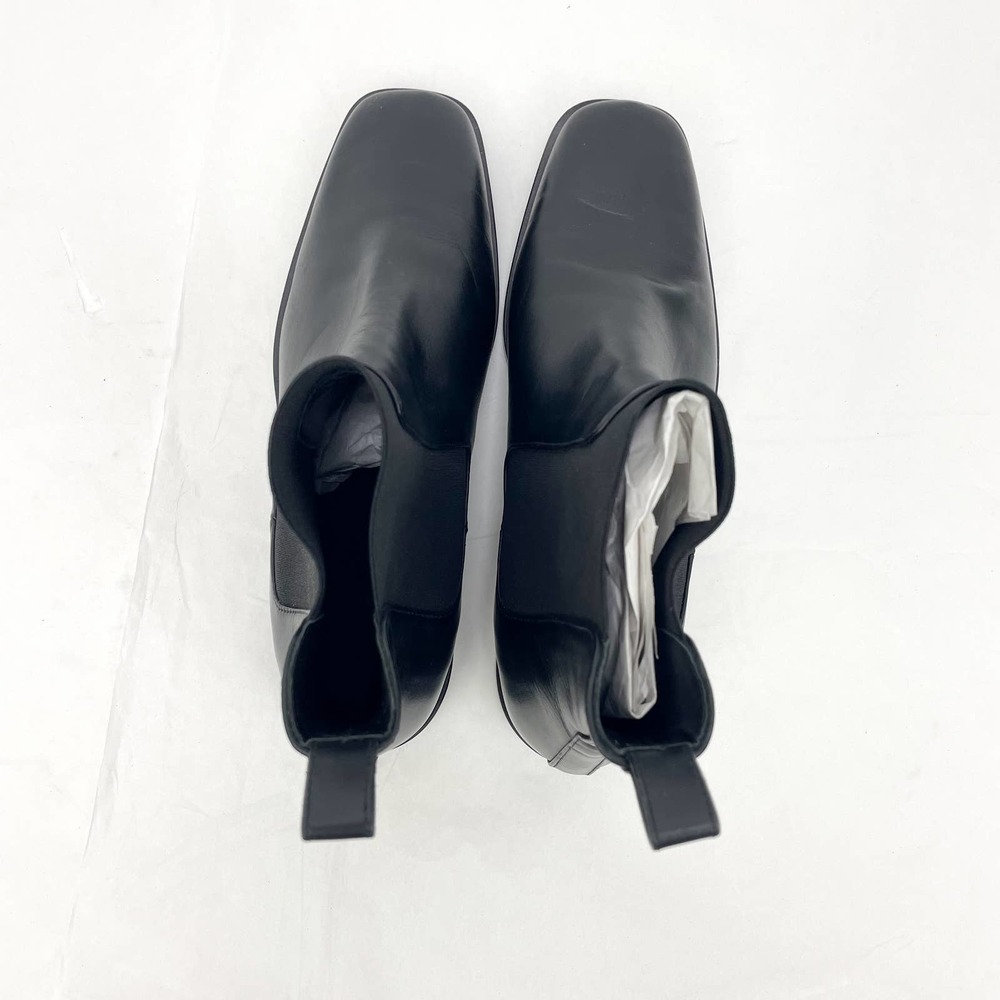 Everlane Womens The Italian Leather Square Toe Chelsea Boot Size 6.5 Black NWOB - Picture 10 of 12